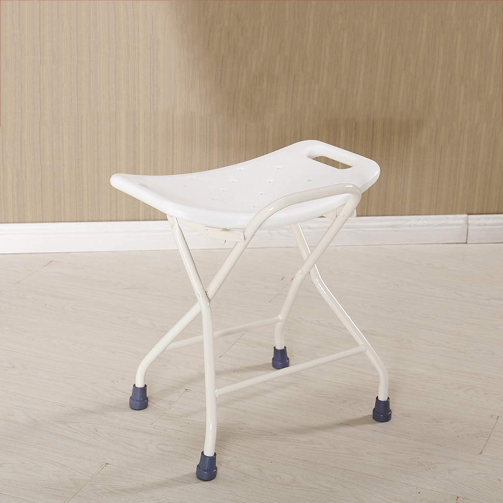 Plegable Taburete de baño/Ducha Ligero Altura Ajustable Asientos de Ducha para discapacitados Silla de bañera con Almohadilla Antideslizante para Las piernas Ayuda de Movilidad para Personas Mayor