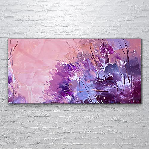 Image sur Verre Coloray 120x60cm Art Abstrait Décoration Murale Salon