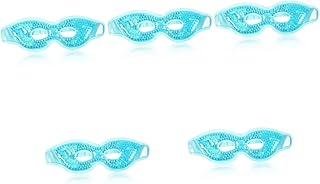 DOITOOL 5pcs ice mask Sleeping mask Cooling Sleep mask Under Eye mask Masks ice Eye steam Eye mask Cold Pads PVC Hollow Eye Cover Sleeping Eye Patch Eye Shade Gel Hollow Out Heat Sink Miss