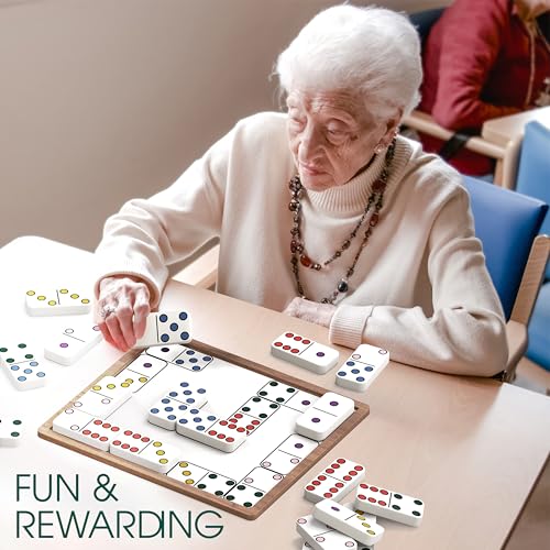 Image of Keeping Busy Match Dots Dementia Activities for Seniors | Alzheimer Products for Elderly Patients | Fun Memory Game Toy & Cognitive Brain Puzzle for Senior Citizens w /Memory Loss or Alzheimers