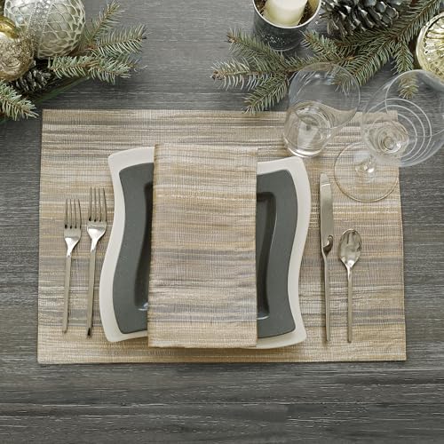 Elrene Home Fashions Villeroy & Boch Radcliffe Jacquard Woven Placemats, 14 Inches x 20 Inches, Set of 4 - image 2