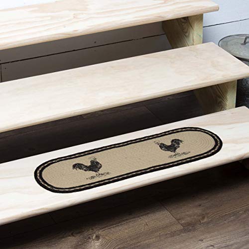 VHC Brands Farmhouse Flooring Miller Farm Charcoal Poultry Jute Latex