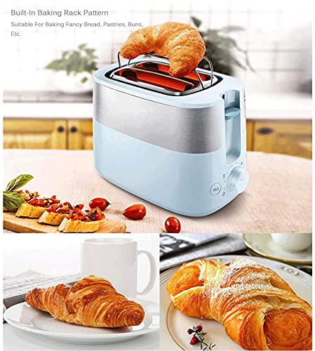 WGLL Toaster 2 Slice-Toaster-Edelstahl-Toaster mit 8 Gänge-Einstellungen, Abtau- / Abbrechen-Taste, Brot-Toaster mit… – Bild 3