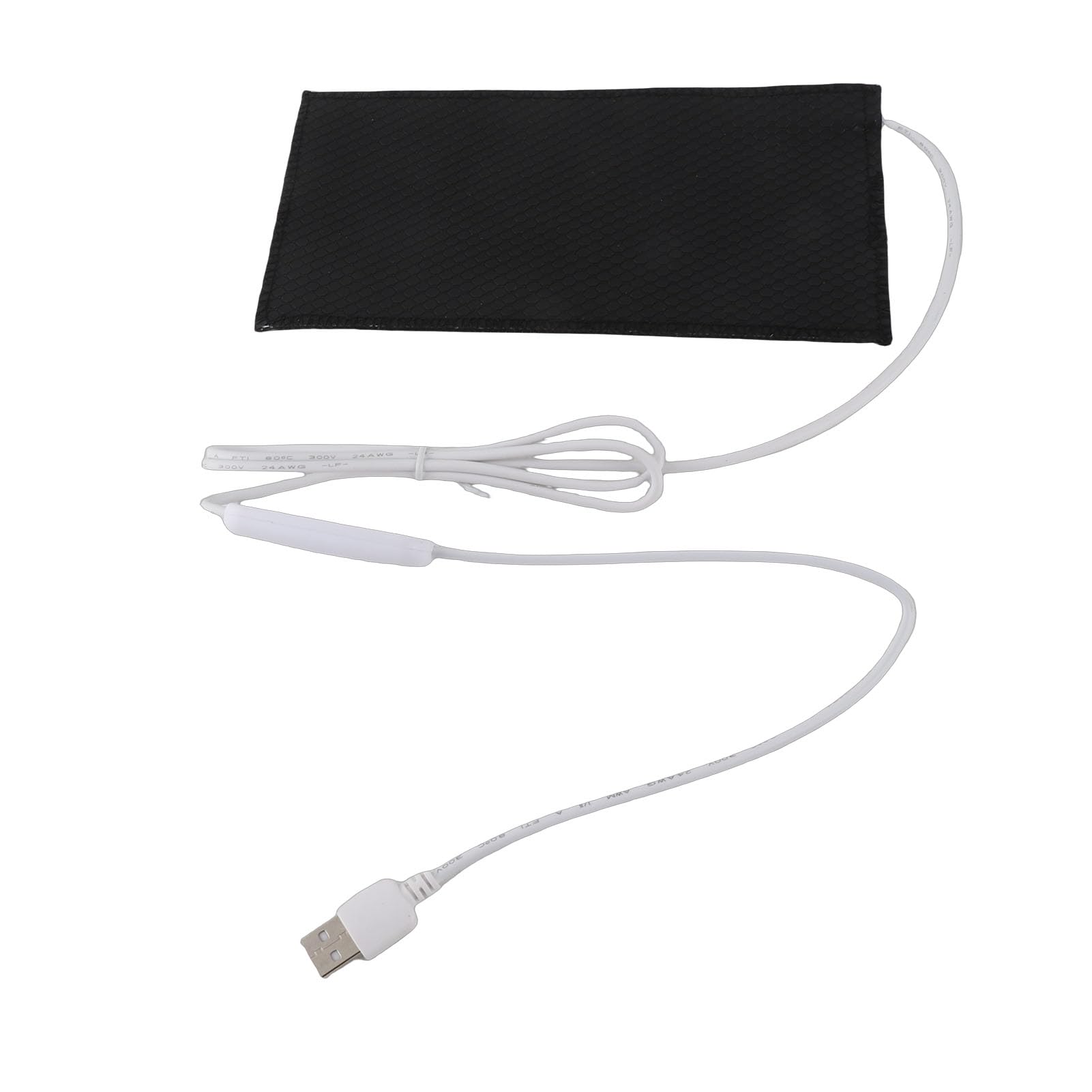 Ejoyous Podkładka Grzewcza z regulacją Temperatury Podkładka Grzewcza z PVC, USB Od 68 do 104 Stopni Fahrenheita 4 Biegi DC 5 V Wodoodporna Elastyczna na szyję, Plecy, Talia, Brzuch, Poduszka do