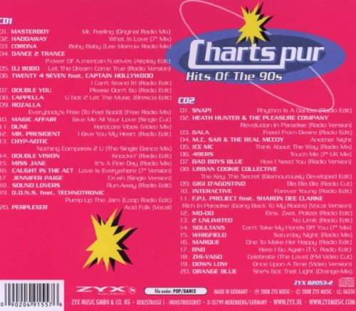 Charts Pur: Hits of the 90s