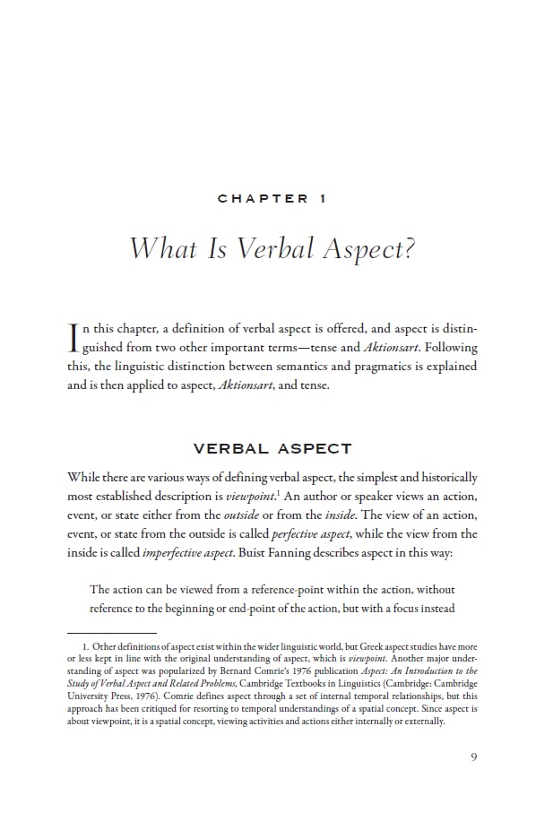 Image of Basics of Verbal Aspect in Biblical Greek: Second Edition (Zondervan Language Basics Series)
