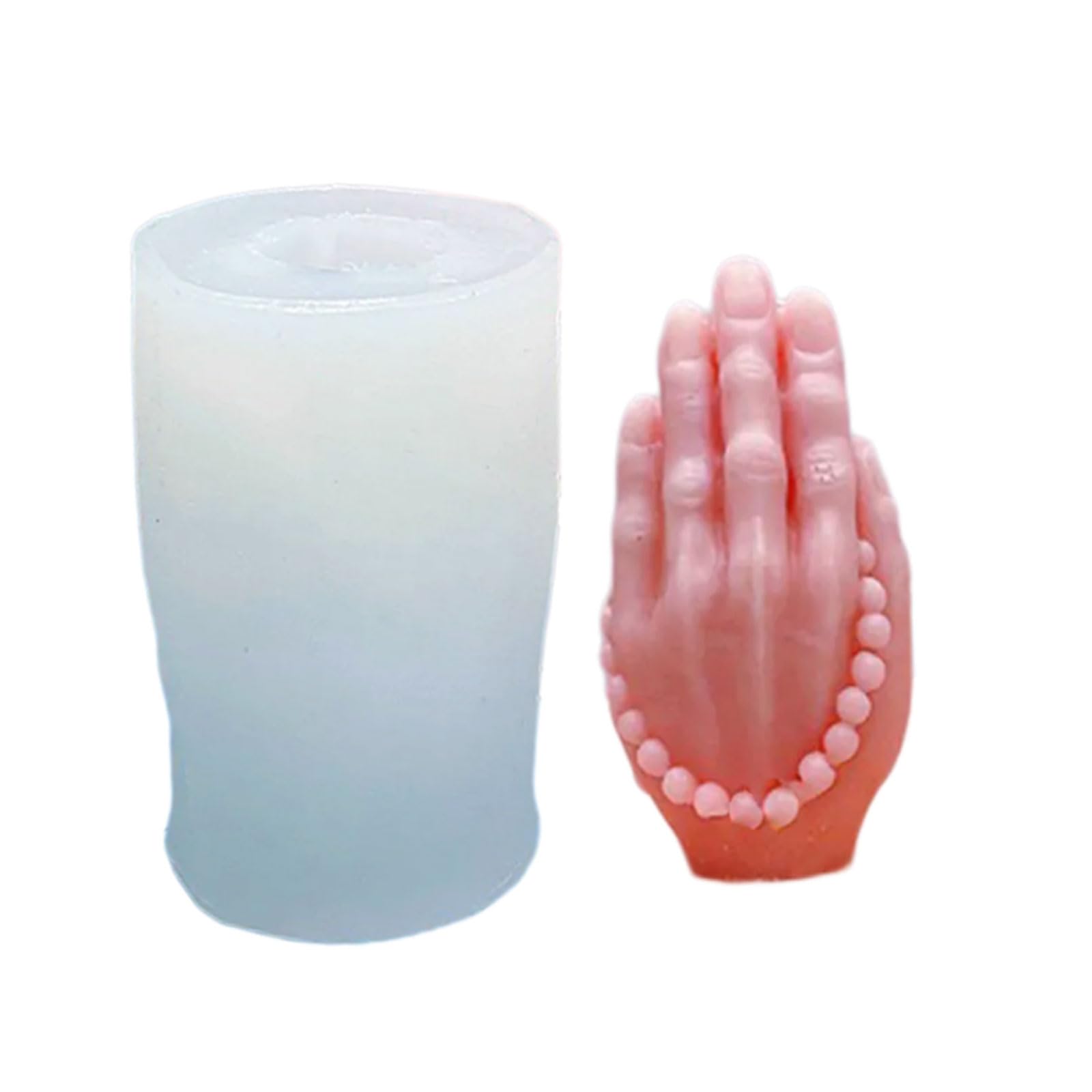 Greabuy Resin Silicone Moulds Praying Hand Resin Molds Praying Hand Candle Molds for DIY Craft Making Candle Soap Chocolate Silicone Moulds for Resin Casting Epoxy Resin Mold Candle Molds