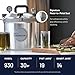All American 1930: 30qt Pressure Cooker/Canner (The 930) - Exclusive Metal-to-Metal Sealing System - Easy to Open & Close - Suitable for Gas or Electric Stoves - Made in the USA