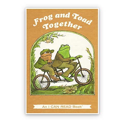 Aokadute Frog And Toad Together Poster, Funny Animal Wall Art, Vintage Print Painting, Art Children's Book Cover Canvas Print, Aesthetic Room Decor, For Childrens Bedroom Living,12X18Inch Unframed #TOP27
