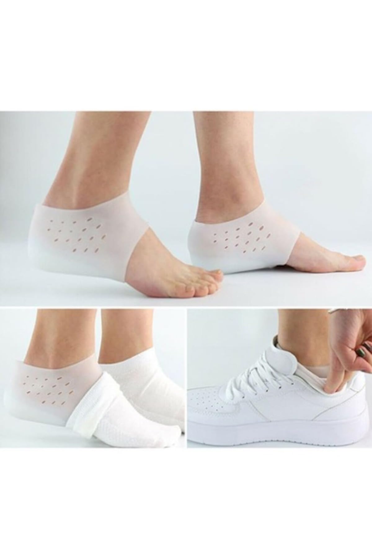 Cmt Topuk Desteği Silikon Tabanlık Gizli Topuk Uzatıcı 3Cm M