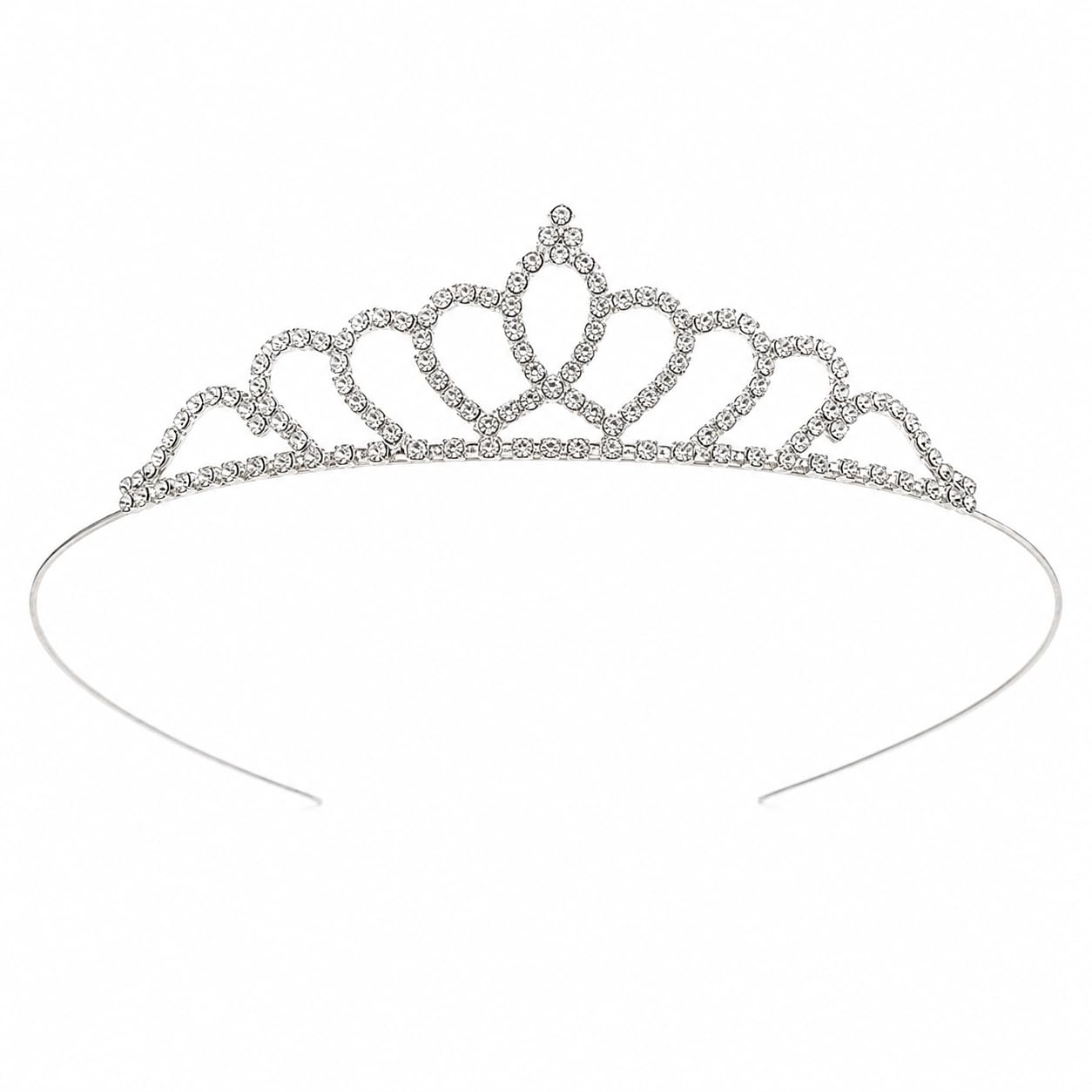 Crown for Girls & Women, Silver Queen Tiara Crown for Birthdays, Parties & Special Occassions, Gift for Girls & Womens-image-36