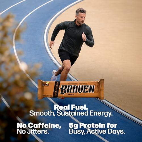 Image of Braven Bar Assorted Energy Bars Variety Pack (1.59 oz, Pack of 10) - Performance Fuel On the Go - Soft & Chewy Candy-Like Texture - 13 Vitamins & Minerals - No Caffeine, No Crash - No Artificial Dyes - Gluten Free