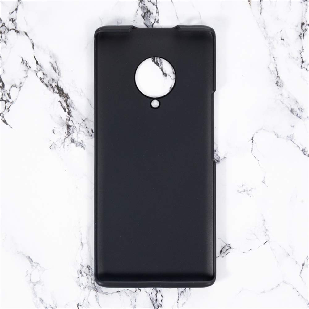 Custodia in TPU Compatibile con Vivo V20 SE, Cover Protettiva Morbida e Antiurto con Ritagli Precisi e Design Sottile Antigraffio (Nero