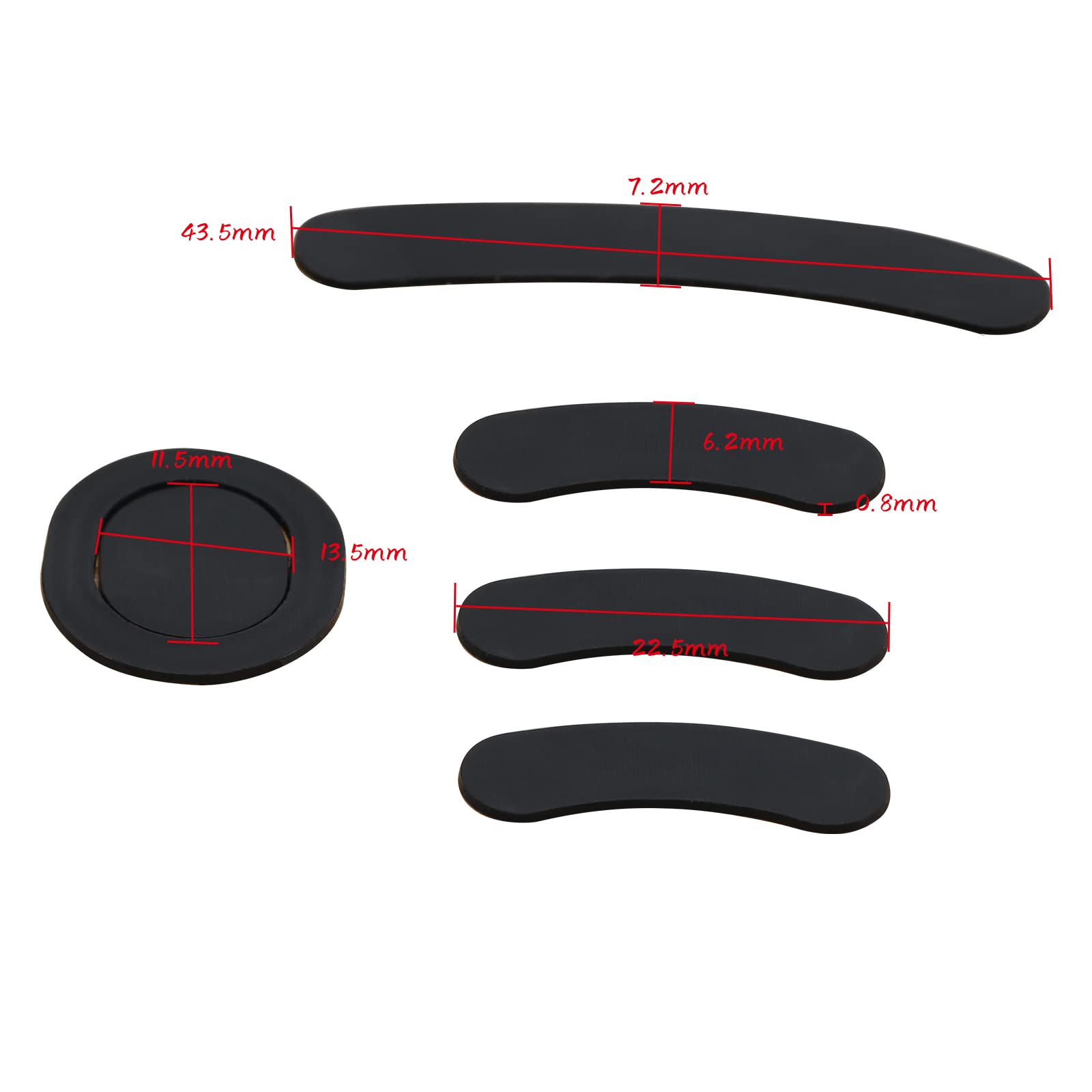 TALONGAMES Piedini Del Mouse Pattini Per Logech G PRO X Superlight 2 Wireless Serie 3D Sostuzione Glide Piedi Pad Mouse Adesivo - Foto 11