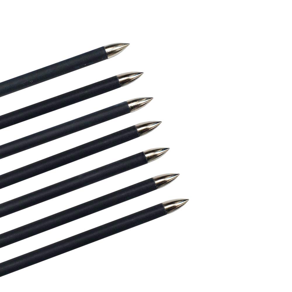 SHARROW 12pcs Frecce in Carbonio 32 Pollici Freccia di Carbonio 1000 Spine 1200 Frecce per Bersagli con Faretra Freccia per Arco Compound Ricurvo