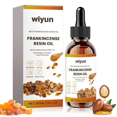 Aceite Esencial de Incienso Puro 60ml,Frankincense Essential Oil,Aceite de Frankincense,Frankincense Oil para Facial, Piel, Difusor, Masaje, Cuidado de la Piel