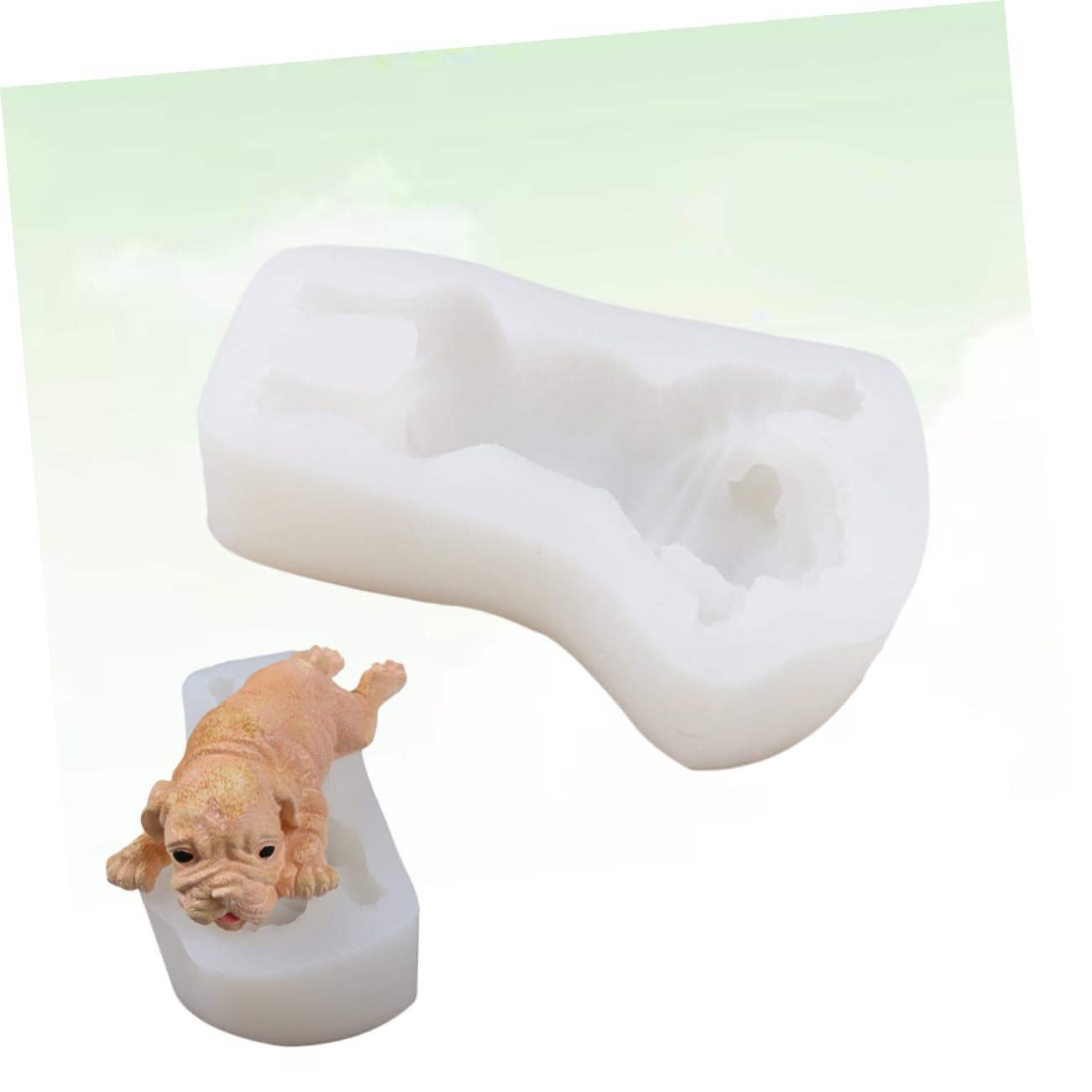 Alipis Stampo in Silicone per Fondente Forma di Shar Pei per Torte Cioccolato Caramelle e Decorazioni Dolciarie Antiaderente Facile da Pulire e Riporre