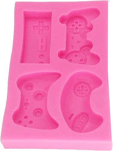 Miniatura 4 de Molde de silicona para control de juegos molde de silicona de grado alimenticio para jabón de chocolate caramelo pastel controlador de juego molde