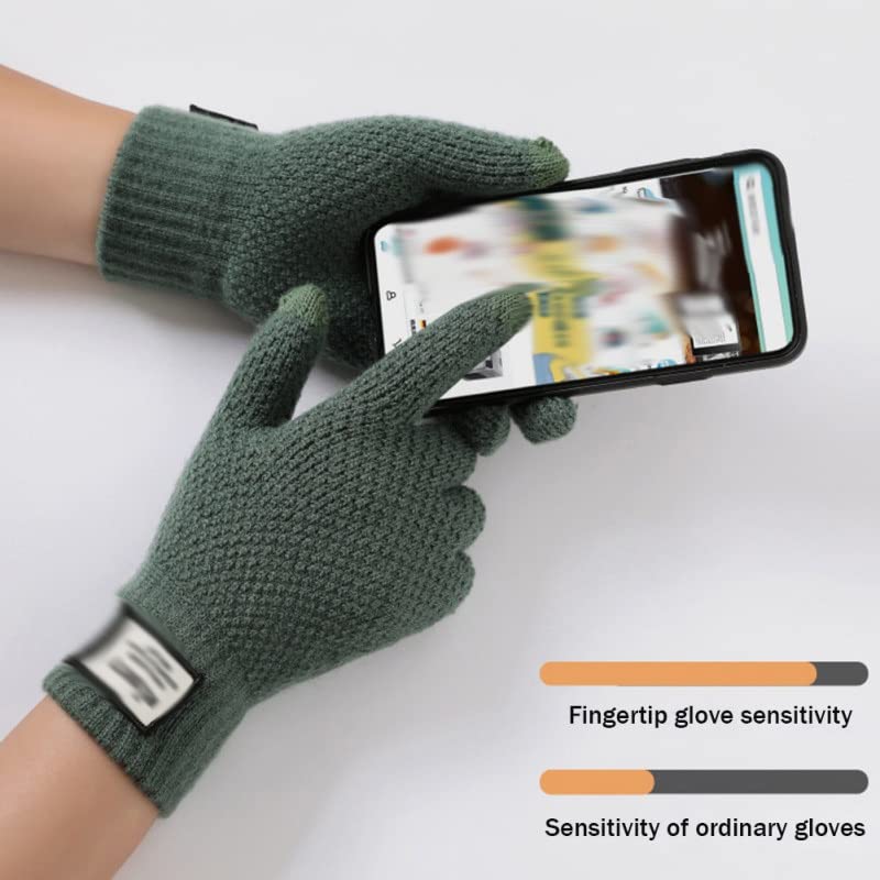 dicke fahrradhandschuhe DIXII Fahrrad-Strick-Vollfinger-Handschuhe für Männer und Frauen, Winter, warm, Touchscreen, Radfahren, Thermo, Plus-Size-Dicke, Fahrrad Fashion Mountain E-Bikes Hxxxl light - Profi Version:<tc>Air 20 Pro</tc> V2026