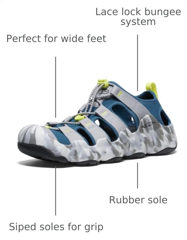 Image of KEEN Men's Hyperport H2 Closed Toe Breathable Easy On Comfortable Hiking and Water Sandals