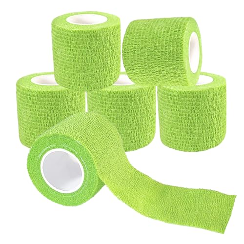 Hysiwen 6 Pack 2" x 5 Yards Self Adhesive Bandage
