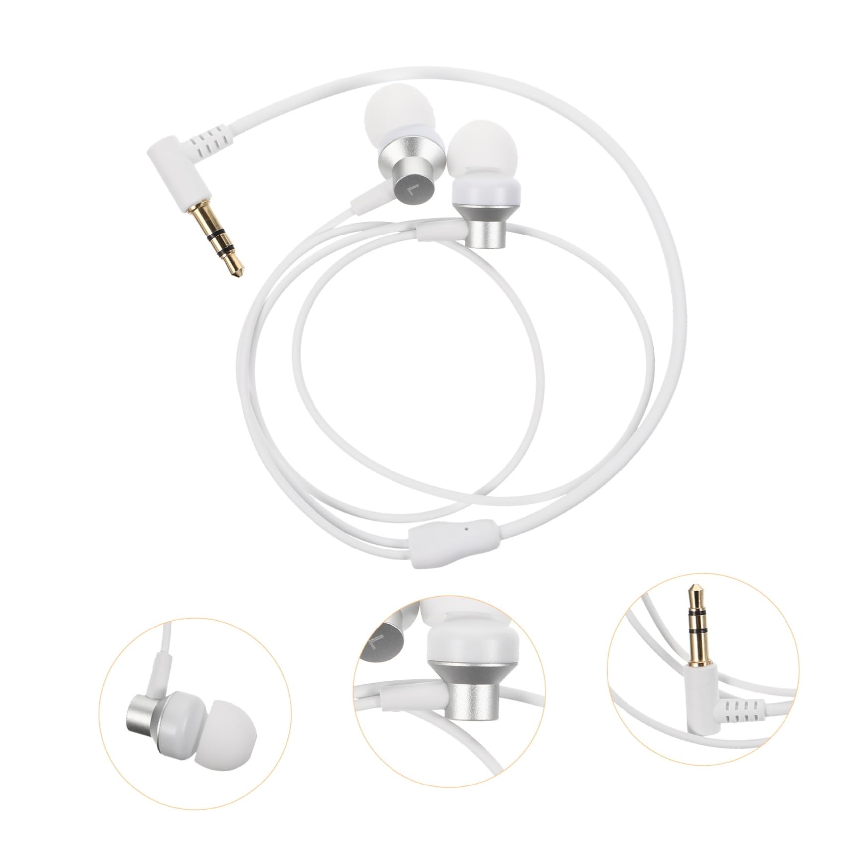 Artibetter 2pezzi Auricolari In-ear Compatibili Con Design Ergonomico e Morbido Bass Potente e Suono Superiore Accessorio Pratico Per Occhiali Vr Cuffie Sicure e Resistenti