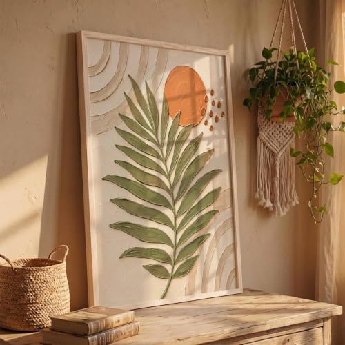 Image of kotart Boho Painting with Frame | Boho Art Painting With Frame Home Decoration For Living Room Bed Room Hotel Wall Decor Digital Reprint