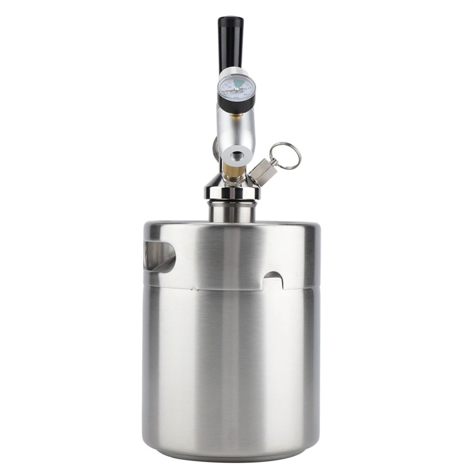 Beczka na piwo 2-litrowy kran pod ciśnieniem Domowe piwowarstwo Dozownik piwa Growler Mini Beer Keg System Domowe Piwowarstwo
