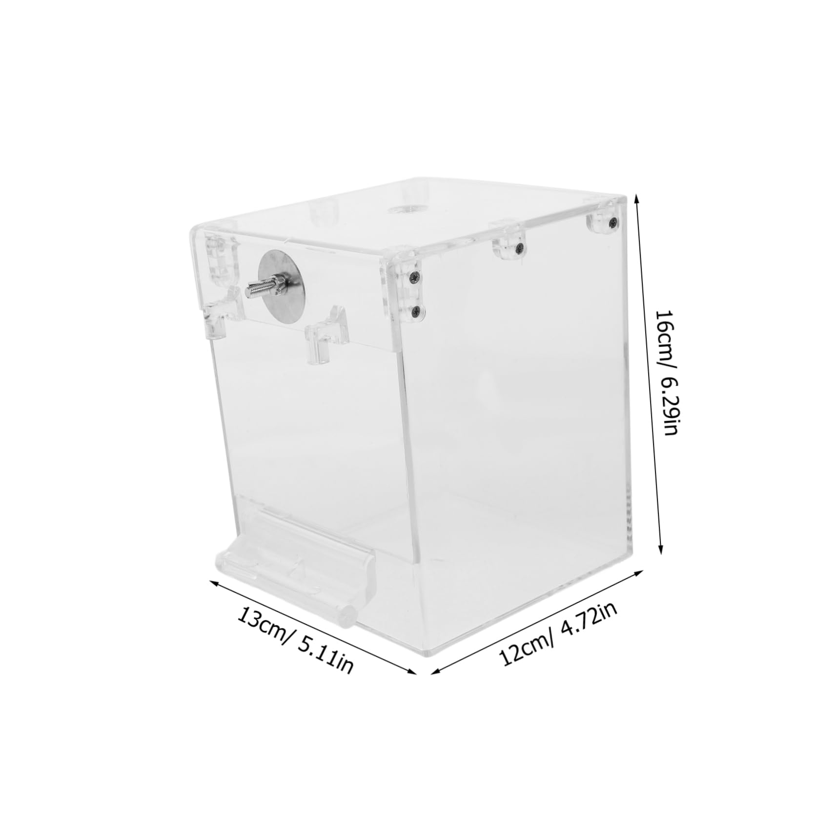 GANAZONO Bird Bathtub Parrot Shower Box Parakeet for Inside Cage Pet Bathroom Shower