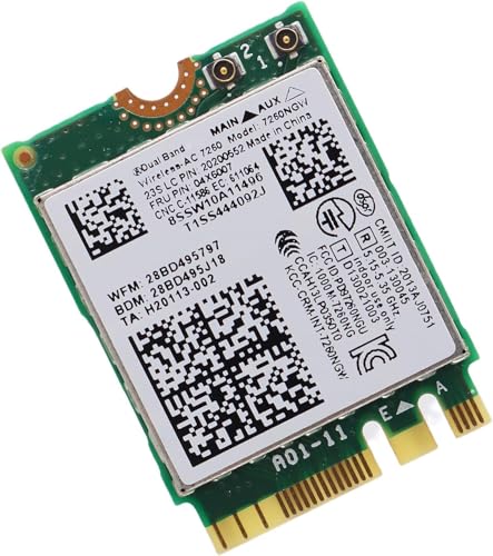 Image of DIS | Intel Dual Band Wireless-AC 7260 7260NGW Ngff Pcie Bluetooth Bt Wireless WiFi Card 802.11
