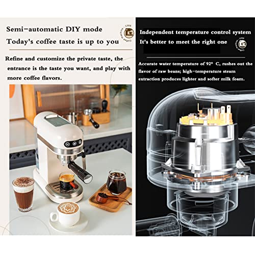 Cafetera semi automática con espuma de leche 1.4 L miniatura 4