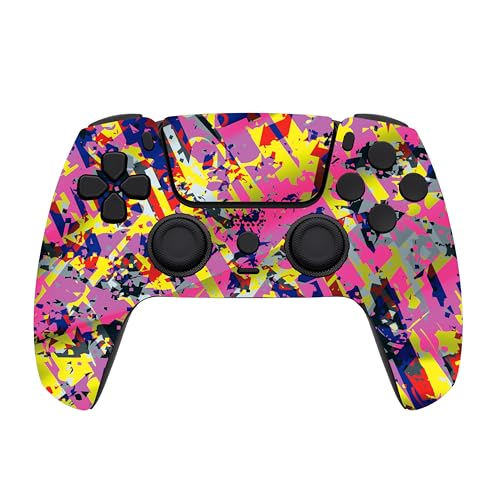 Image of Custom Controllerzz Custom Wireless Controller Compatible with PS5 - Multiple Designs Available (Neon Drip)