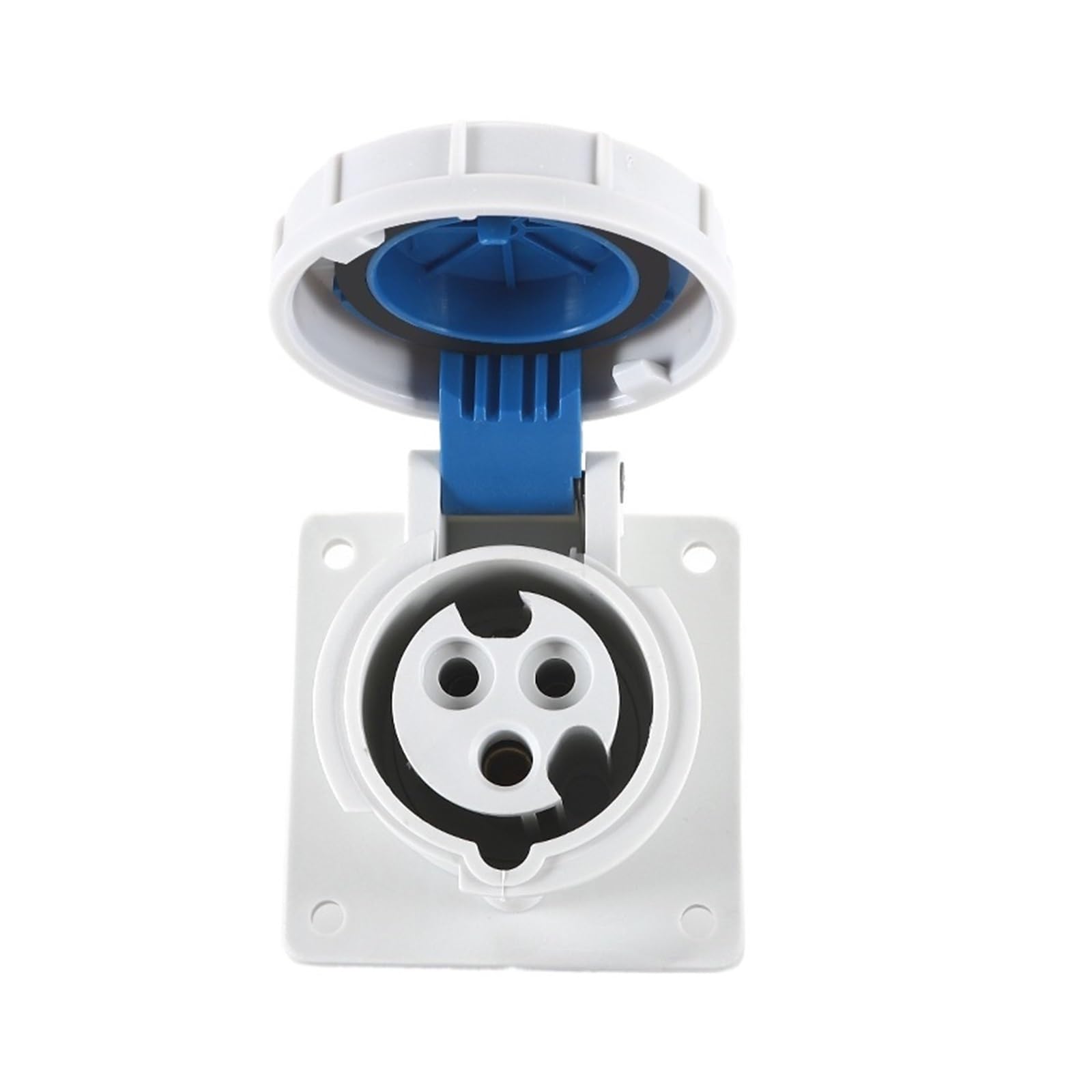 MUYTQAERG Industrial Socket 3P 16A IP67 Concealed Direct Waterproof and dustproof Stage Lighting Data Center Supporting