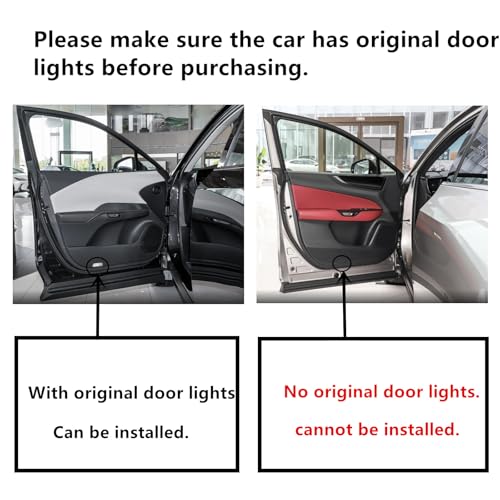 Never Fade Car Door Lights Logo, Compatible with Infiniti: Q40/50/60/70,QX50/56/60/70/80,EX25/35/37,M25/35/37/45/56,FX35/37/45/50,G25/35/37, Welcome Light Puddle Lamp Car Accessories - 2PCS by Bokocs - Image 2