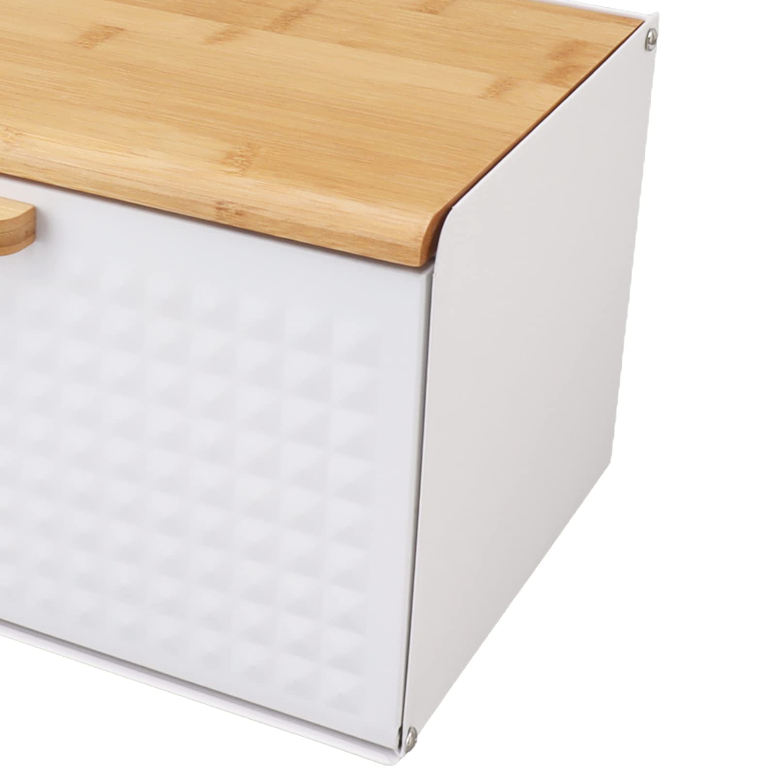 Scatola per il Pane in Legno, per Cuocere il Pane, in Sovrappeso, di Grande capacità, in Legno di bambù, in Ferro, per il Pane, per la Spazzatura, per il Pane, per la Spazzatura