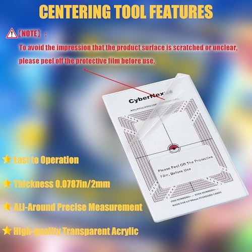 Card Grading Centering Tool Kit for Pokemon