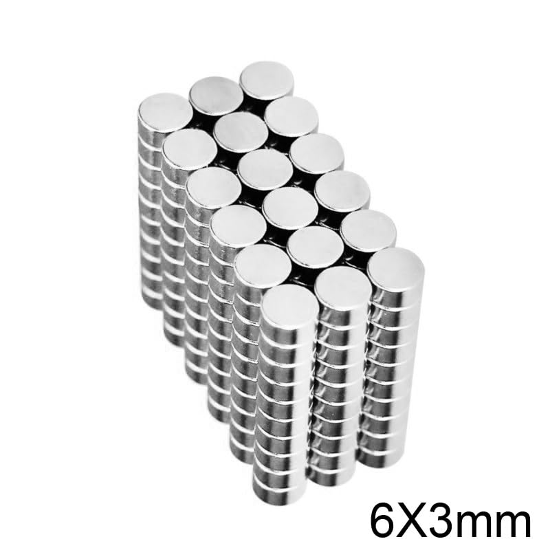 20~1000PCS 6x3 mm Disc Bulk Sheet Neodymium 6mmx3mm Small Round 6x3mm Rare Earth 6 * 3 mm(500PCS)