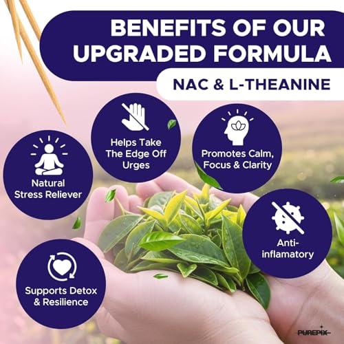 Image of QuitPix to Help Quit Smoking Extra Thick Boosting Flavored Toothpicks with NAC & L-Theanine - That can Help Quit Smoking - Oral Fixation - Nicotine Free(Juicy Peach 3 Pack)