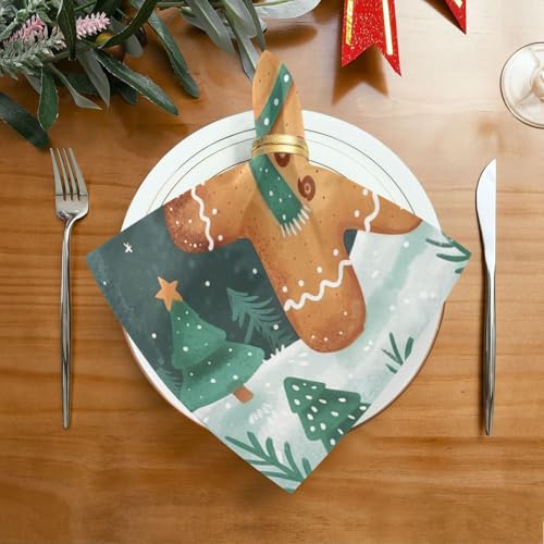 Servilletas de Tela Navideñas Set de 6 miniatura 3