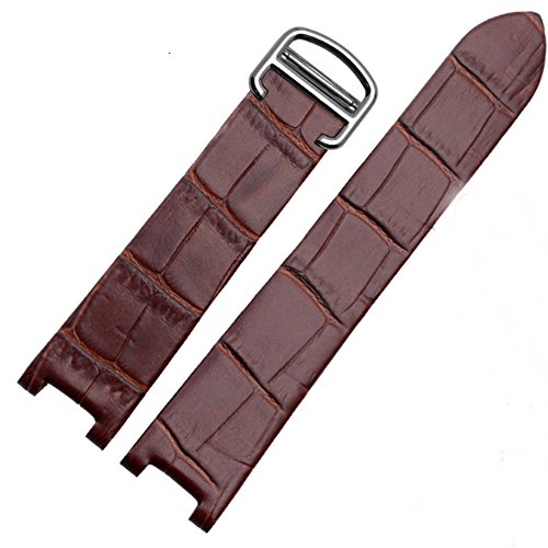 Recopilación de Pasha Cartier Top 5. 39 Pasha De Cartier - Correa de piel para reloj de 20 mm (café)