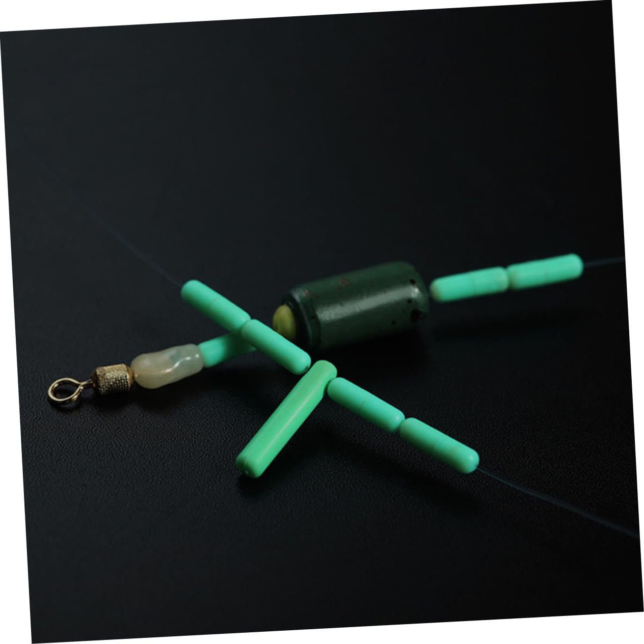 ibasenice 2 Boxes of 60pcs Silicone U-Shaped Float Stops Weighted Fishing Floats Buoy Markers for Anglers