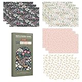 Not-A-Paper Towel, 12 Pack - Reusable Paper Towels - 12 Pack | Napkins Cloth Washable (Dragonfly Bliss)