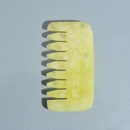 Miniatura 5 de Guasha Comb Natural Jade Gua Sha Herramienta de masaje de raspado Masajeador del cuero cabelludo Tabla tradicional china de Guasha para Spa Cara