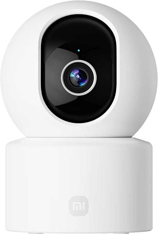 XIAOMI Smart Camera C302, cámara de seguridad interior 2K/3MP, protector de lente físico, detección de llanto de humanos/mascotas/bebés por IA, vista de 360°, visión nocturna a todo color, Wi-Fi 6, funciona con Alexa y Google Assistant, 1 paquete
