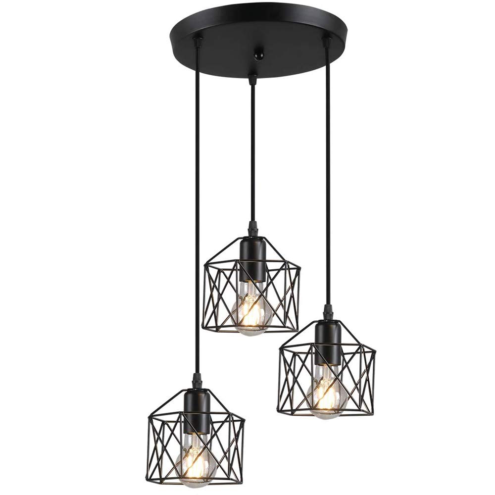 y❤︎ Black Living Room Lamps Set of 2, 3 Way Dimmable Touch