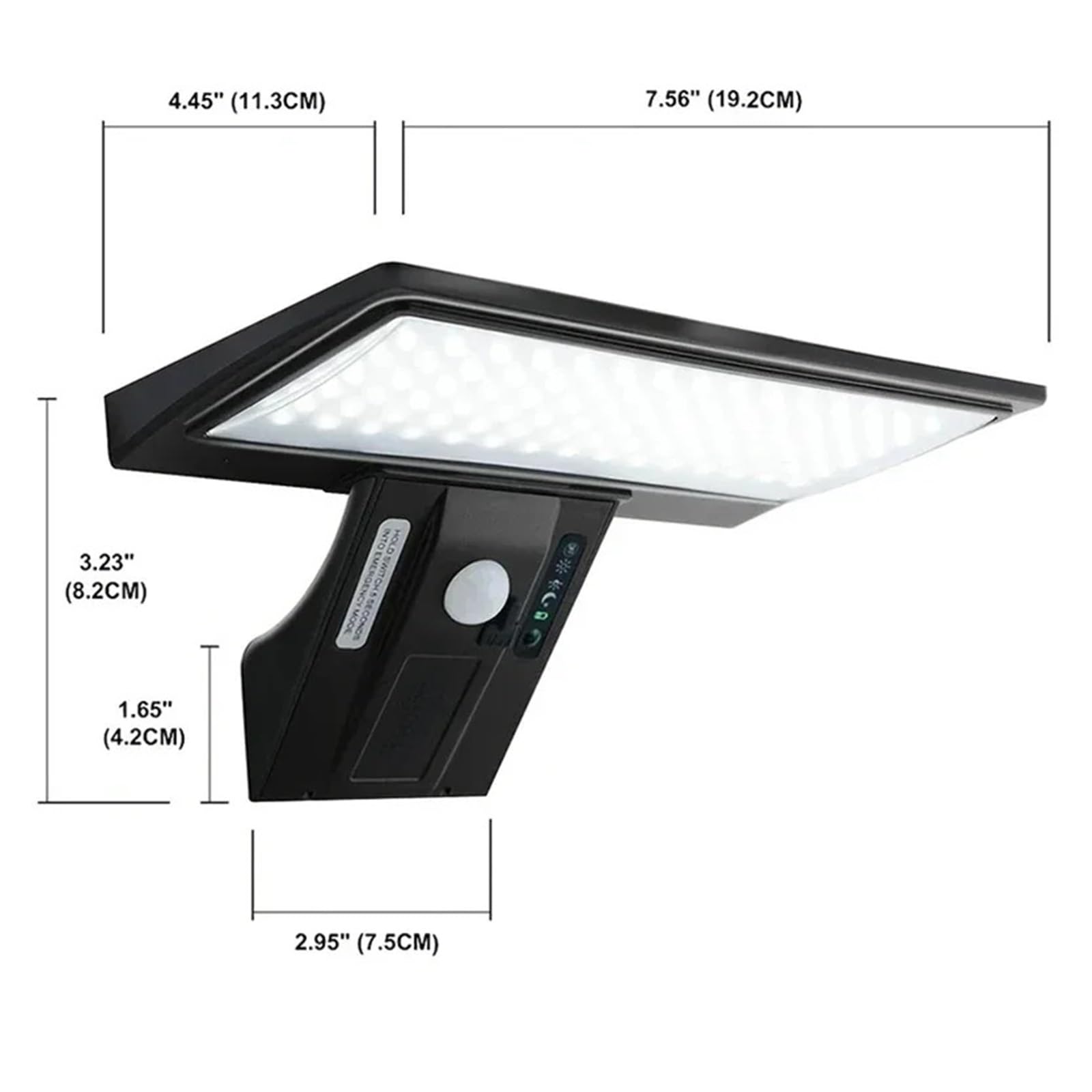 Zewnętrzne lampy solarne do oświetlenia słonecznego ogrodnictwa LED oświetlenie uliczne czujnik ruchu wodoodporne lampy ścienne solarne