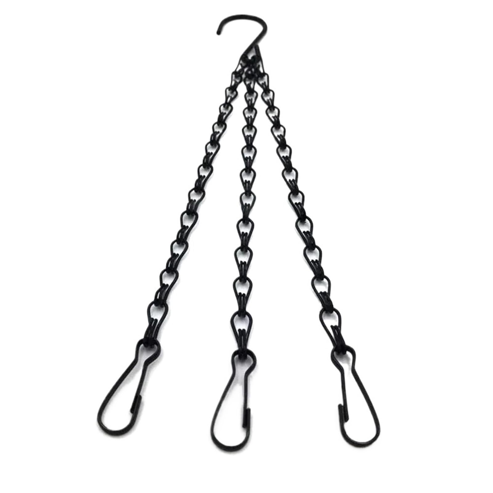 WUYXTO 4 Pcs Hanging Basket Flower Pot Chain Hydroponic Plants Plant Grow Tools Garden Decorations With 3 Hooks For plant