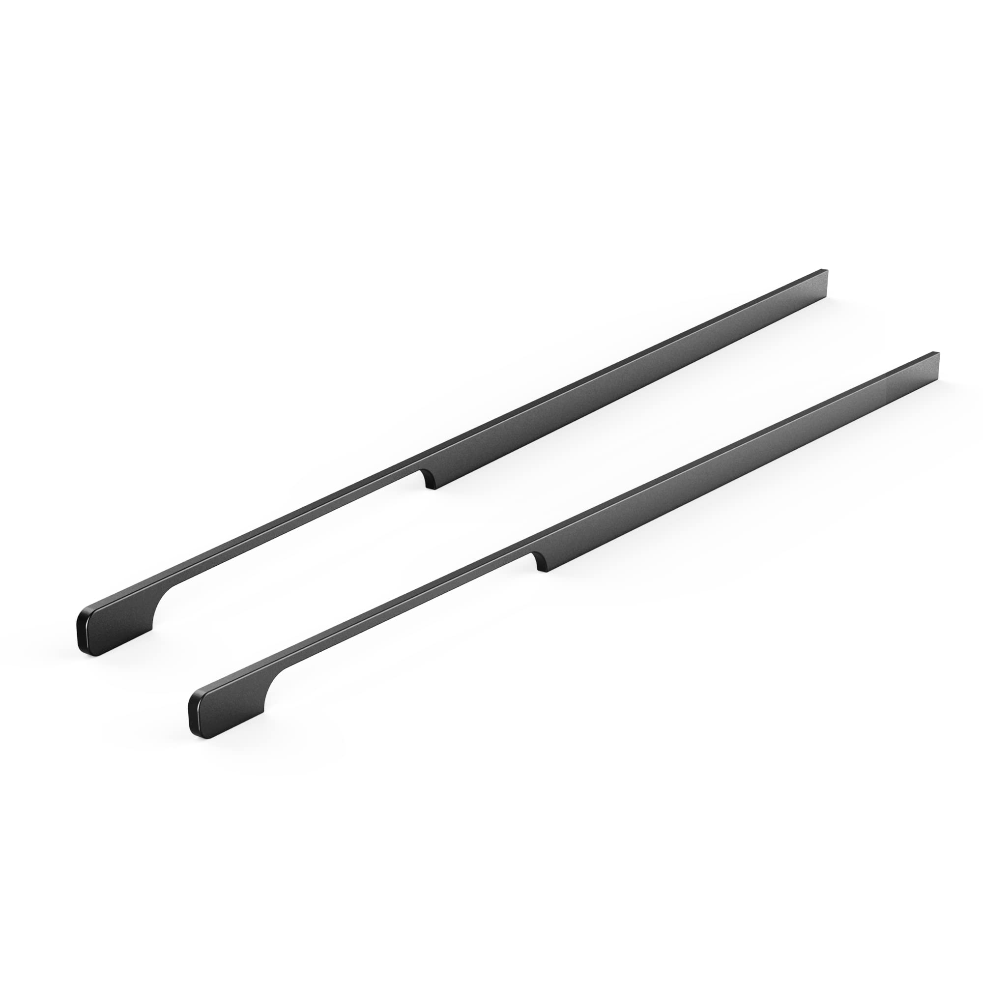 Spitze by Everyday - D8 Wardrobe Door Handle, Metal Door Handles for Drawers and Cabinets, Long Wardrobe Handle with Comfy Grip, Pack of 2 (48 inches / 1200 mm, Satin Black) (B099QNFBST) Amazon Price History, Amazon Price Tracker