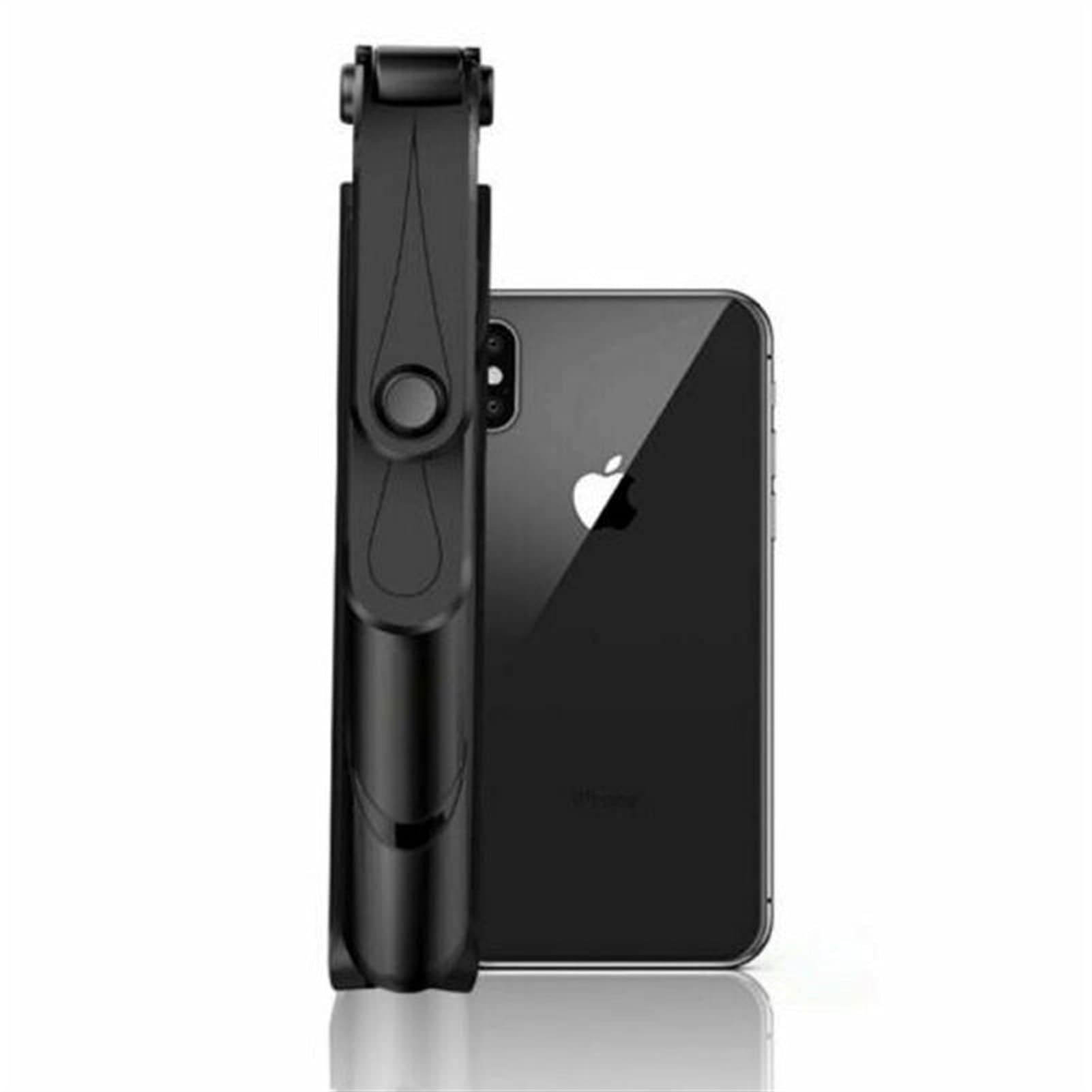 SCRUBY 2021 4 w 1 Bluetooth Selfie Stick Statyw Selfie Stick z bezprzewodowym pilotem i statywem (czerwony)