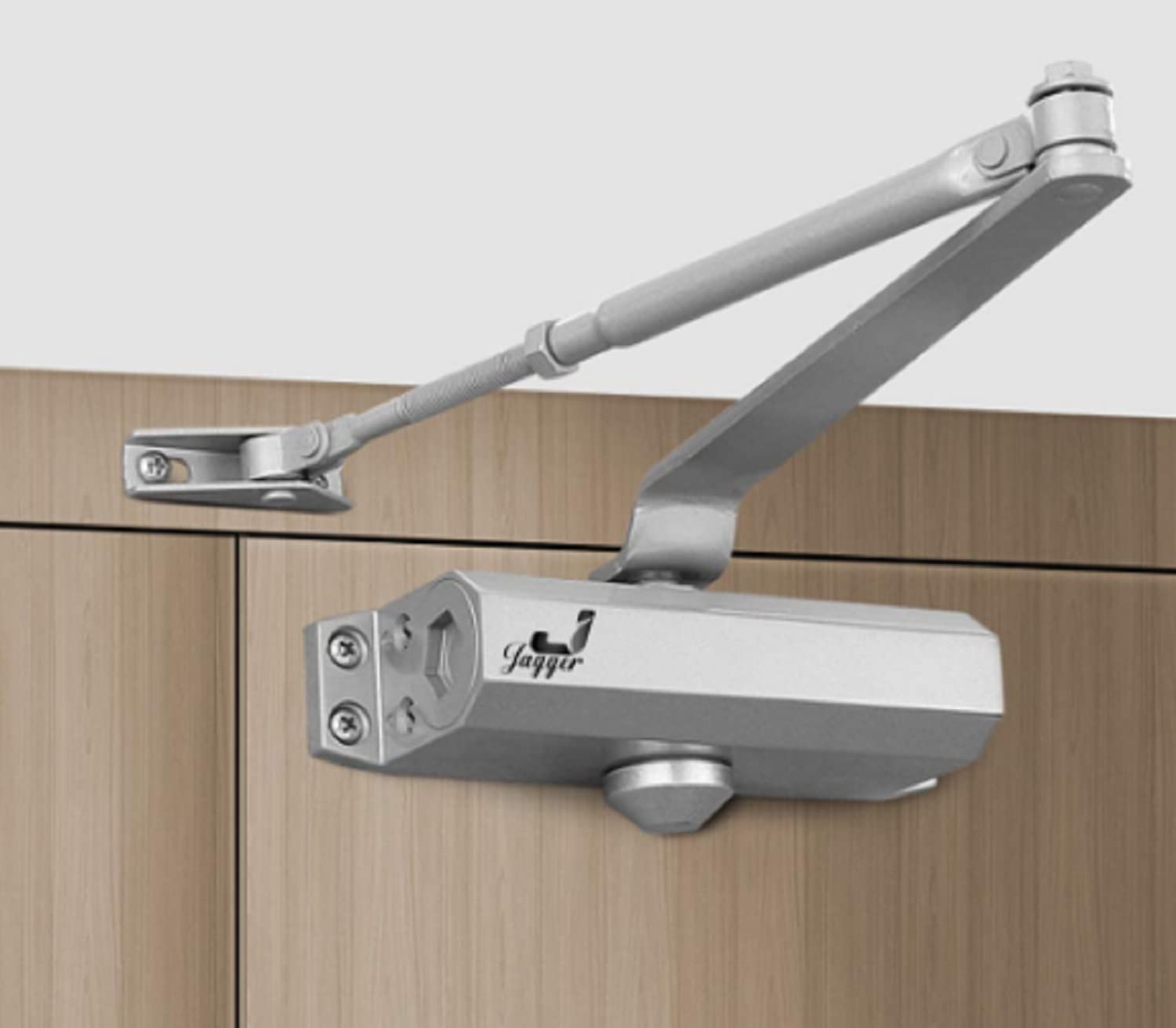See full amazon price history chart for JAGGER JBA219 Automatic Hydraulic Adjustable Double Speed Aluminium Door Closer Premium Heavy Duty for Residential/Commercial Purpose with Fitting Set (Silver). Weight Capacity: 30kg- 90kg JAGGER JBA219 Automatic Hydraulic Adjustable Double Speed Aluminium Door Closer Premium Heavy Duty for Residential/Commercial Purpose with Fitting Set (Silver). Weight Capacity: 30kg- 90kg (B0BSNT73RD) Amazon Price History, Amazon Price Tracker